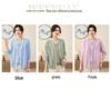 Spring Knitted Cardigan & Ice Silk T-shirt Set for Women Aged 40-50: Short-Sleeved Fashion Ensemble