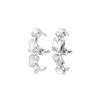 Swarovski Elegant Fashion Gema Rhodium Plated Earrings Women Earrings 5639331