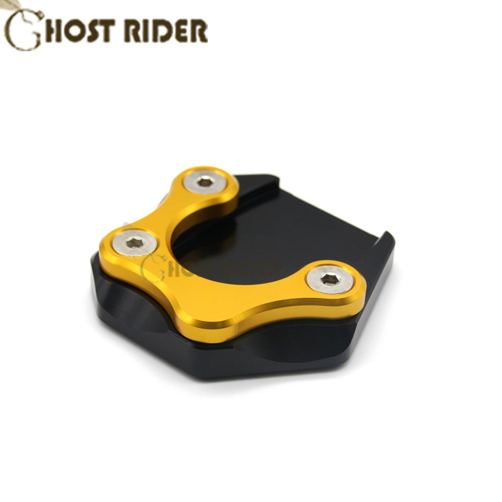 Motorcycle Kickstand Foot Side Stand Extension Pad Support Plate for SUZUKI GSR750 GSR 750