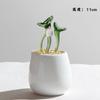 Handmade Glass Blown Cactus Cute Crystal Art Cactus Statue Collection Desk Desktop Simulation Plant Decoration
