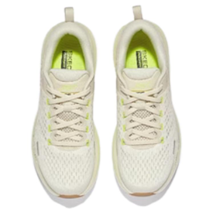 Skechers Go Run Ride 11 Comfortable Versatile Cushioning Support Low-Top Running Shoes Women Sneaker Deep-Cream 172079-OFWT