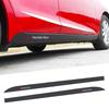 2 pièces Bas de Caisse Bande Latérale de Porte Voiture Autocollants Carbon Style Accessoires Pour Mercedes Benz Classe B/C/E/S Classe A C200L GLC GLK CLA