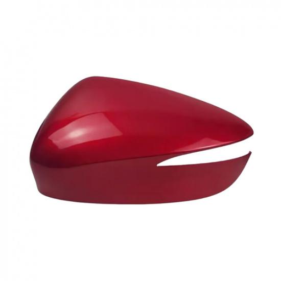 Left Driver Side Red Rearview Mirror Cap Cover For Mazda CX-5 2015 2016