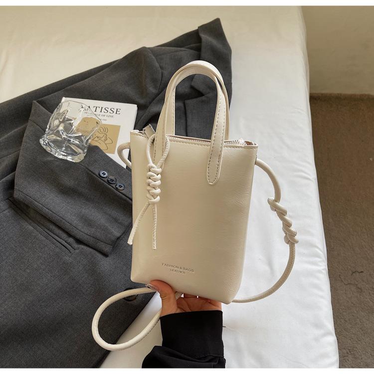 Premium Casual Bag Women's Summer Fashion Small Bag Portable Shoulder Crossbody Mobile Phone Bag Bucket Bag