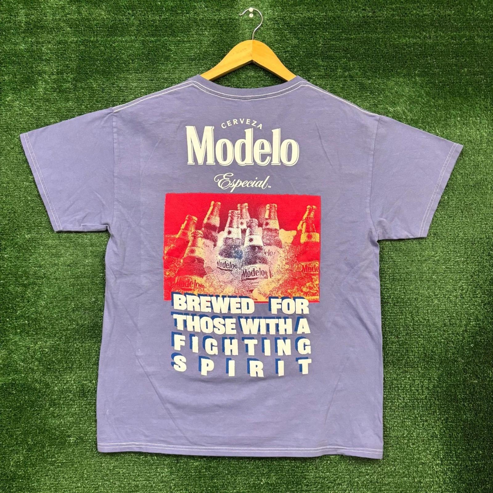 Cerveza Modelo Especial Fighting Spirit Beer T-shirt Size Large 4XL