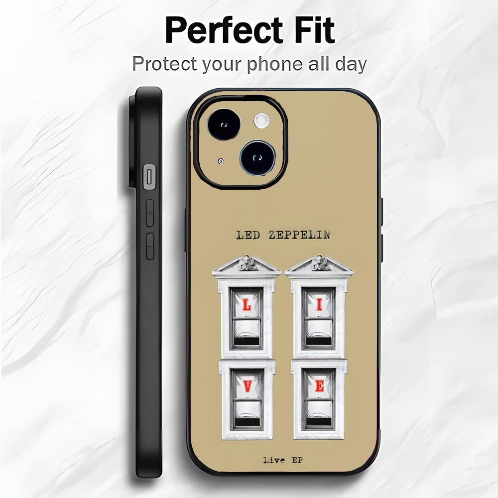 Rock Iconic British Band L-Led Zeppelin Phone Case Phone Case Soft Packaging Lightweight For iPhone17 16 15 14 13ProMax