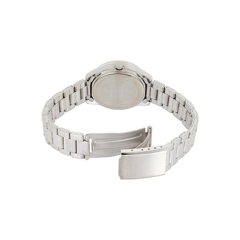 Casio CASIOSTANDARD Series Simple and Versatile White Business Quartz Movement Stainless Steel Strap Japanese and Korean Watch Women's LTP-1302D-7BV