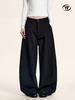 Yongfang Unisex Wide-Leg Casual Suit Pants