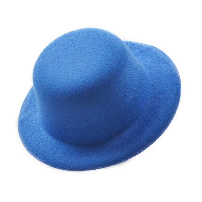 Womens Felt Fascinator Hat DIY Round Solid Color Small Plush Hat Hair Decor Wedding Bridal Cocktail Headwear Fasciantor Base