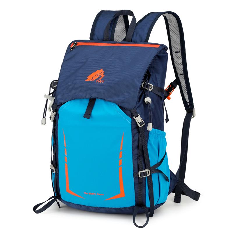 

Легкий складной рюкзак для активного отдыха: Портативный, Дышащий, Многофункциональный для Пеших походов, Велоспорта и Спорта 20L темно-синий