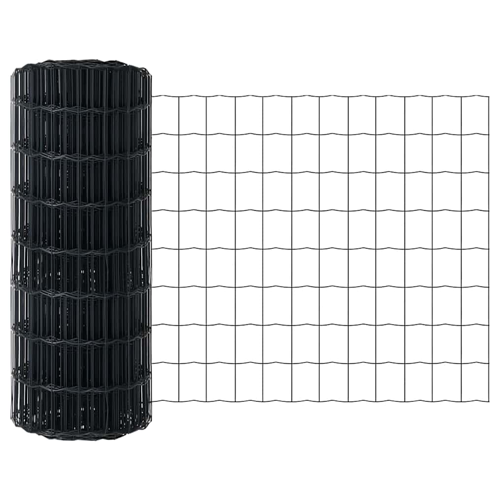 Euro Fence Gray 0.4 X 10 M PVC Coated Iron