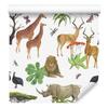 Savannah Animals Wallpaper for Living Room and Bedroom 50x1000