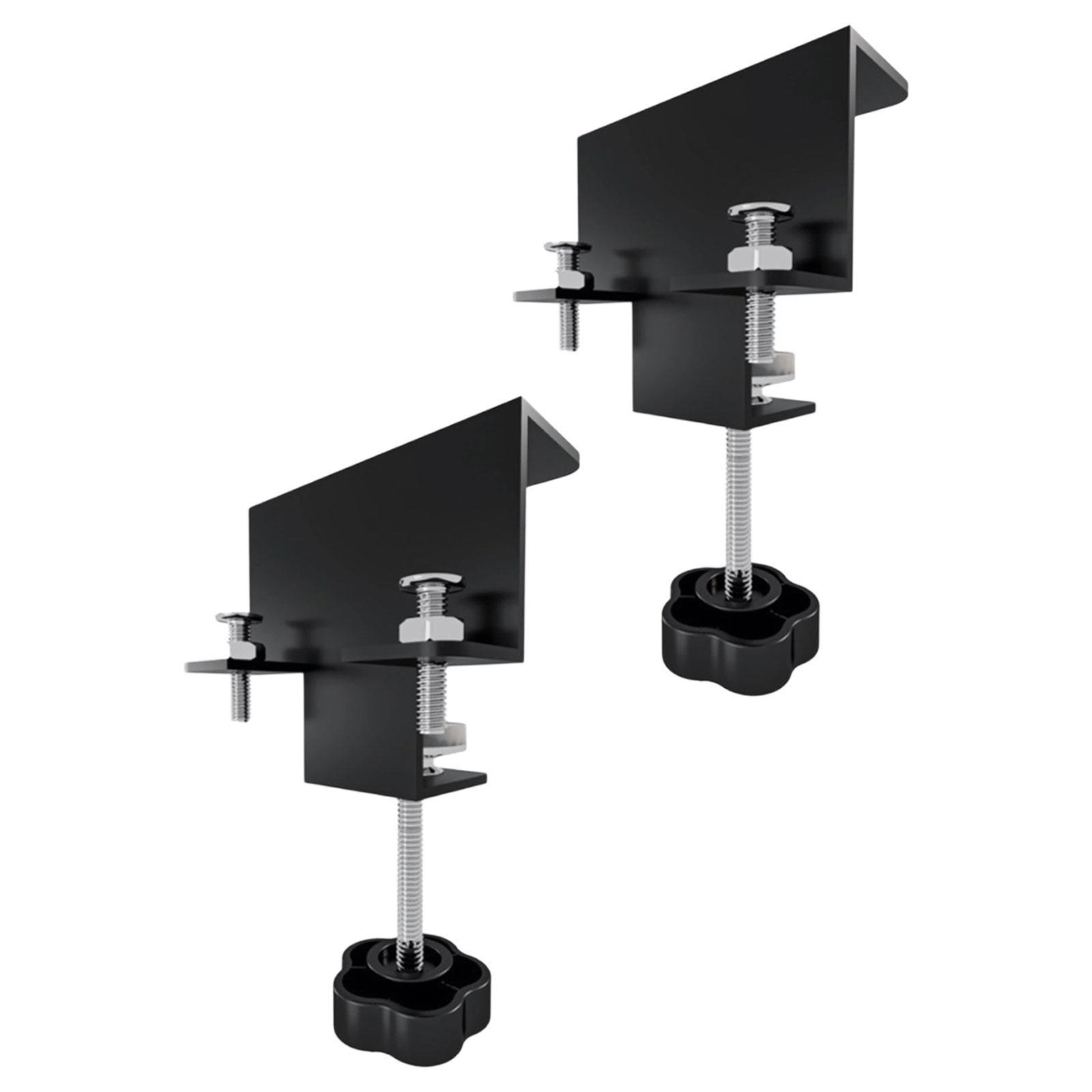 

2 шт. универсальных зажимов для шкафов из нержавеющей стали, прочные зажимы для панелей ящиков чёрный