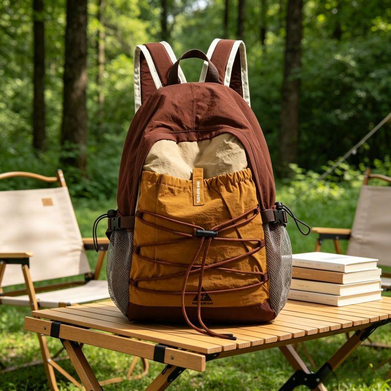 Schoolbag1011 New Simple Backpack Female Student School Bag Outdoor Sports Backpack Mountaineering Bag Short Trip Bag
