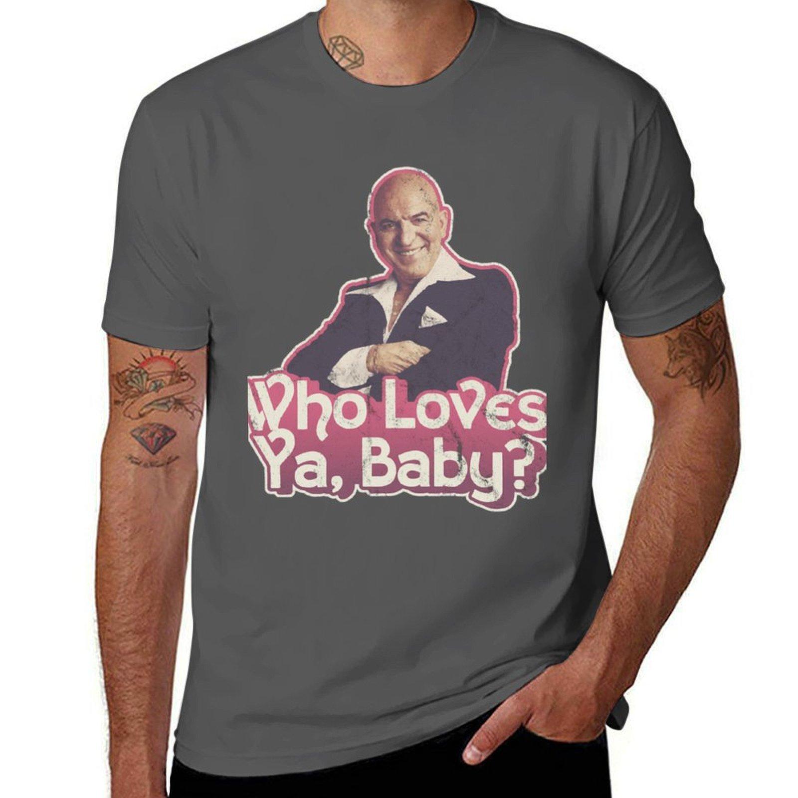 

Kojak T-Shirt men t shirt cotton 100% essential t shirt T-Shirt 4XL