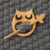 Wooden Brooches, Niche Cute Animal Pins, Sweaters, Cardigans, Wooden Fastening Buttons, Coat Decorations