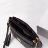 Nuove Borse a Tracolla in Ecopelle PU alla Moda da Donna con Zip Borsa a Spalla Grande Capacità Portafogli e Borse con Filo Ricamato