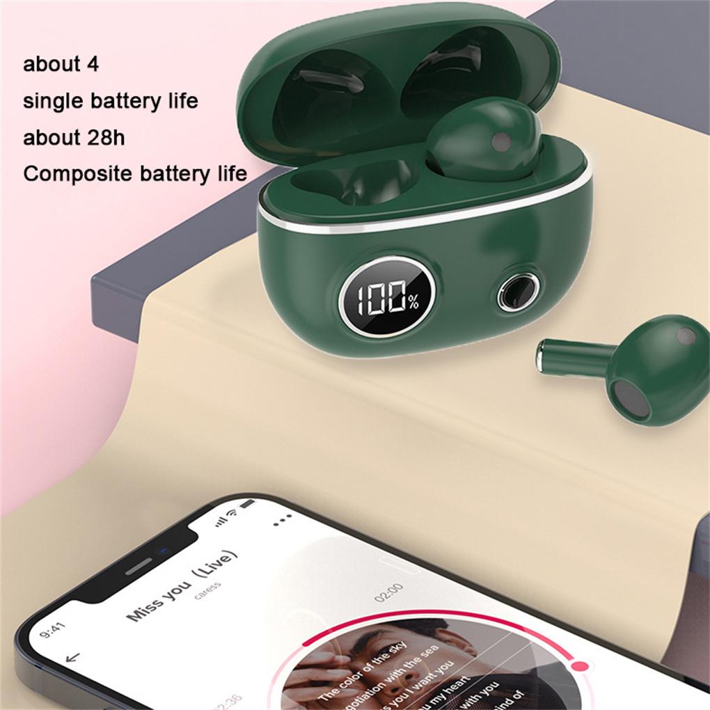 Wireless Earbud Bluetooth-compatible 5.0 Waterproof Portable Dynamic 300mAh 13mm 10m Earphone Music Listening Gaming Headset