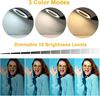 5X Illuminated Magnifier 3 Color Modes Adjustable LED Magnifying Lamp with Clamp for for Repair Craft Close Work Tool
