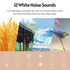 Portable White Sound Machine Baby Sooth    Night Light with 12 Soothing Sounds 7 Lighting Colors Tim  for Baby Students Adults Sleep Work M