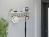 Loft Clothes Rack 70 Cm - Gold + Light Concrete, Solid And Stylish