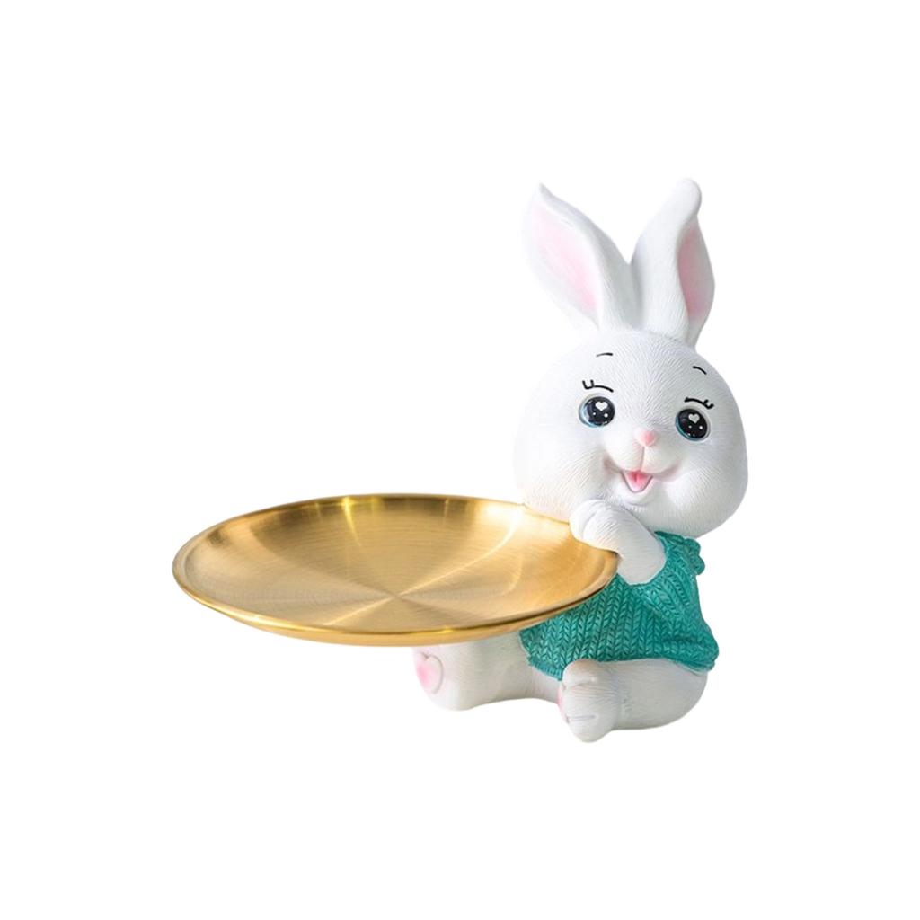 Rabbits Tray, Easter Candy Bowl, Easter Ornaments