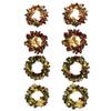 Christmas Wreath for Front Door Artificial Pine Wreath with Berries/Pinecones/Flowers for Holiday Indoor Outdoor Wall Window Porch Decor