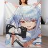 Usada Pekora Throw Blanket Cozy Napping Blanket Gift for Mom Dad