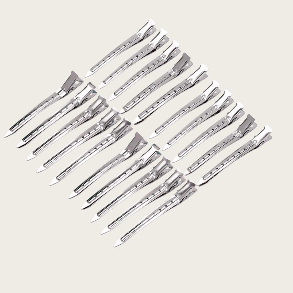 10 Stück/20 Stück/30 Stück/50 Stück Metall Haar-Sektionierklammern Set, Pin-Lockenklammern für Damen Schnabelklammer, Haarprodukte und Zubehör