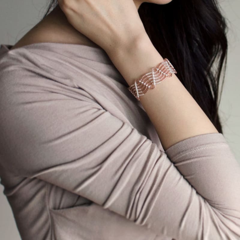 

MORO JEWELLERY LUMIN bracelet, 20` Cherry-blossom edition XL