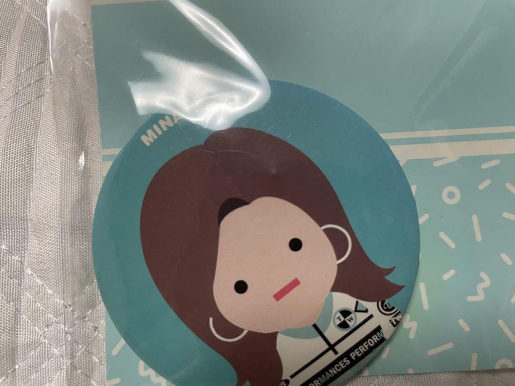 [USED] Price Reduced! Twice Mibri Bag Charm (early Release) - 2 Badges