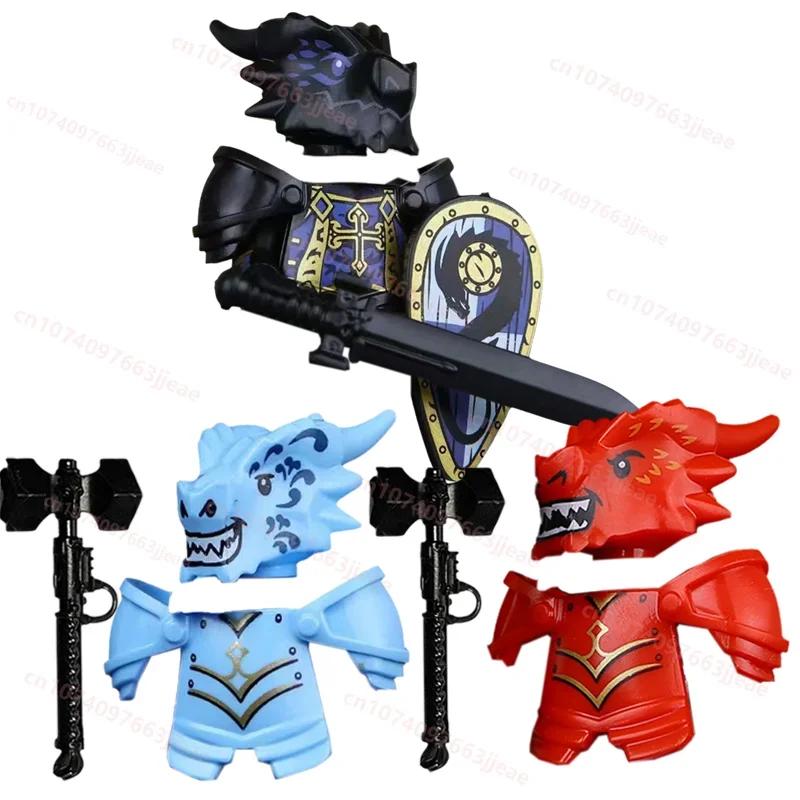 048 047 Undead Dragon Knight Bricks Anime Dragon Knights Building Blocks DIY Action Figure Collection Model Decor Doll Toy Gift
