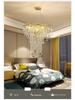 Elegant French Luxury Crystal Chandelier with Water Drop Design for Dining Rooms and Villas