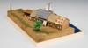 Woody Joe Stations of the Tokaido Wooden Model Assembly Kit Fifty-three Series Shinagawa-shuku (Shinagawa Inn) Non-Scale