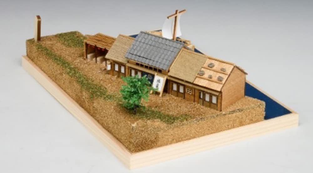 Woody Joe Stations of the Tokaido Wooden Model Assembly Kit Fifty-three Series Shinagawa-shuku (Shinagawa Inn) Non-Scale