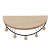 Modern Wall Shelves Fan Shaped Textured Exquisite Floating Shelves for Living Rooms Bedrooms Study