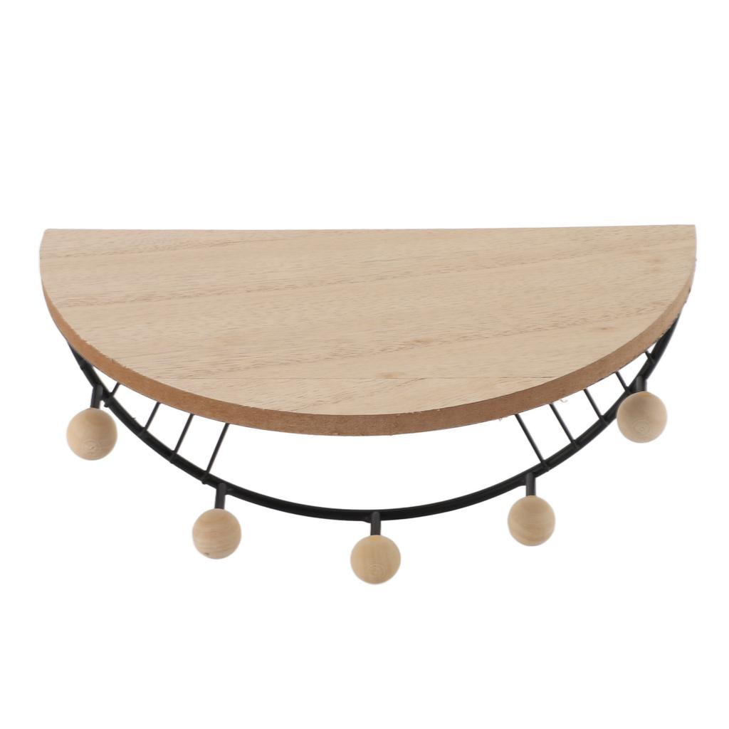 Modern Wall Shelves Fan Shaped Textured Exquisite Floating Shelves for Living Rooms Bedrooms Study