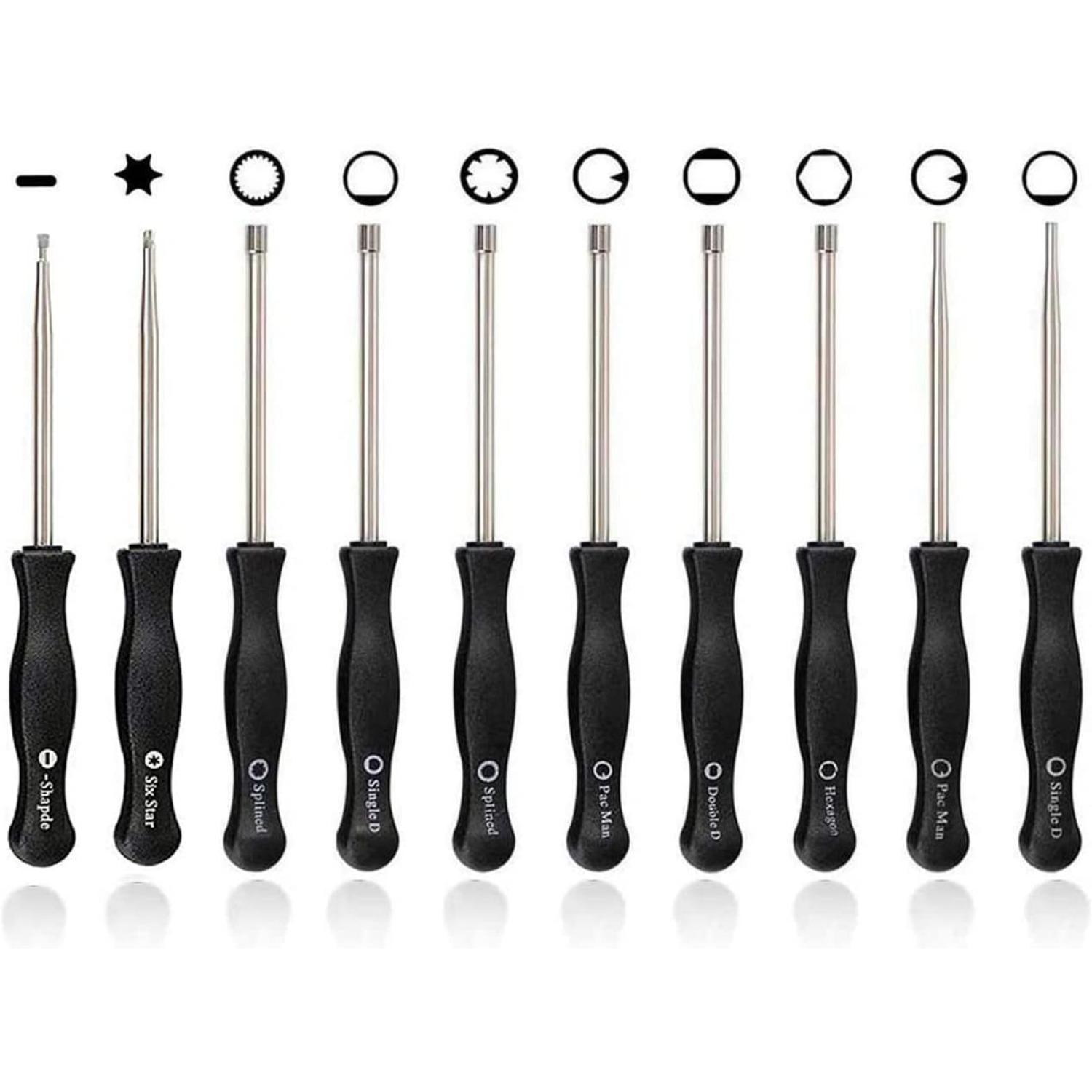 

10 PCS Carburetor Adjustment Screwdriver Tool for Craftsman Chainsaw Trimmer Lawn Mower Carb Adjusting Tools S