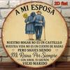 Vintage Mi Esposa Tin Sign Bilingual Spanish English Wall Art Rustic Home Decor Plaque For Wife
