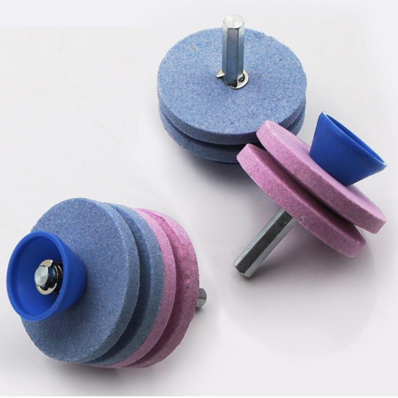 Heavy Duty Abrasive Wheel Sharpening System 1x4 Layer 2x2 Layer Grinder For Wind Garden Equipment Maintenance