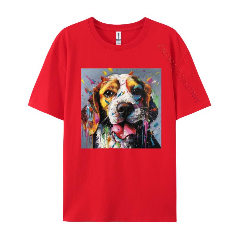 Beagle Curves TShirt Funny Beagle Dog Tshirts Custom Tops T Shirt 2024 Newest Black Clothing Shirt Unisex