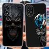 For Oppo 38 A18 A58 A78 A98 Case Rose Flower Back Cover Coque Skull Cool Style Cartoon Soft TPU Silicone Bumper OppoA18 OppoA38