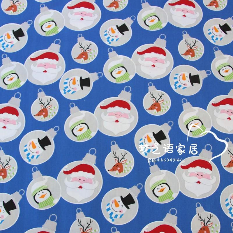 Schneemann Weihnachtshirsch Serie bedruckt DIY Nähen Twill 100% Baumwollstoff für Babykleidung Bettwäsche Textil Tilda Quilting Stoffe