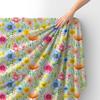 Royal Samt Stoff Polyester Zum Nähen - Motiv Blumen - Rdx2314