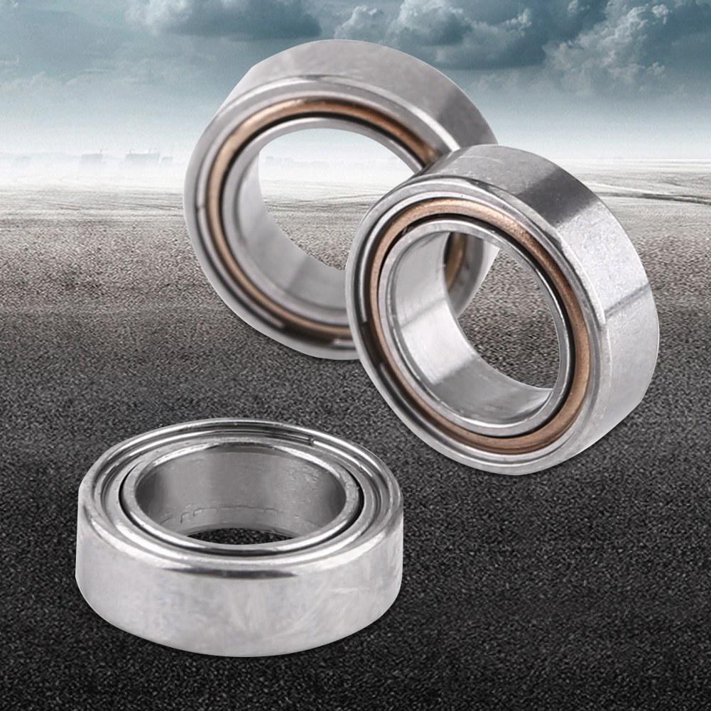 50pcs Double-shielded Miniature Ball Bearings without Flange for 3D Printer