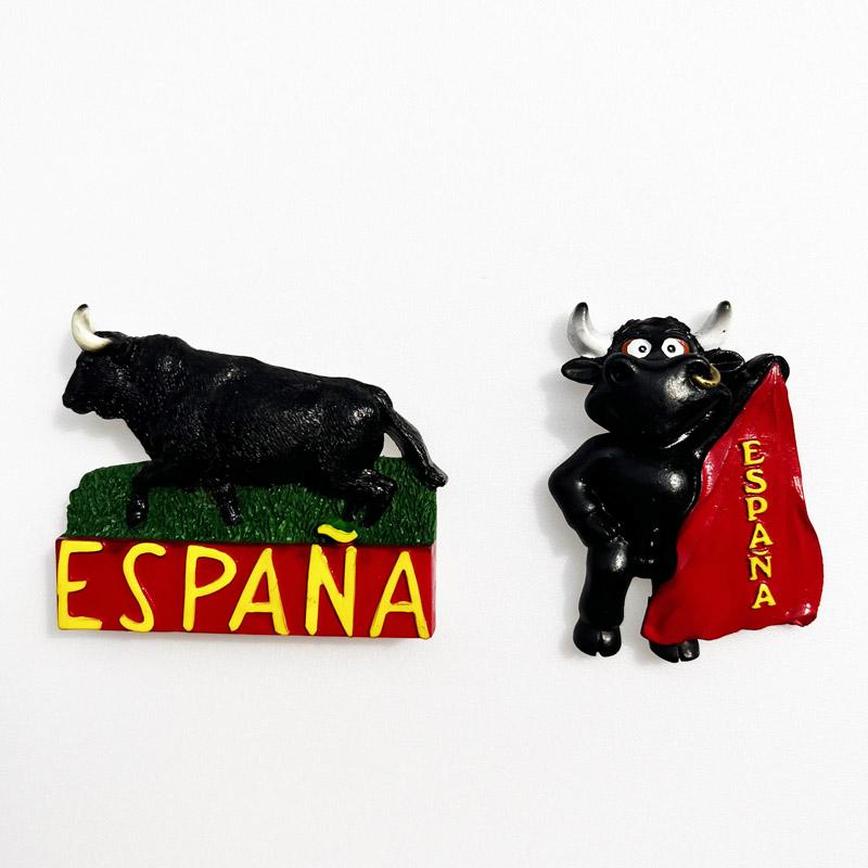 Spain Fridge Stickers Pamplona Santiago Covadonga Chateau Castina Uweda Ubeda Alcala Gate Travelling Souvenirs Fridge Magnets