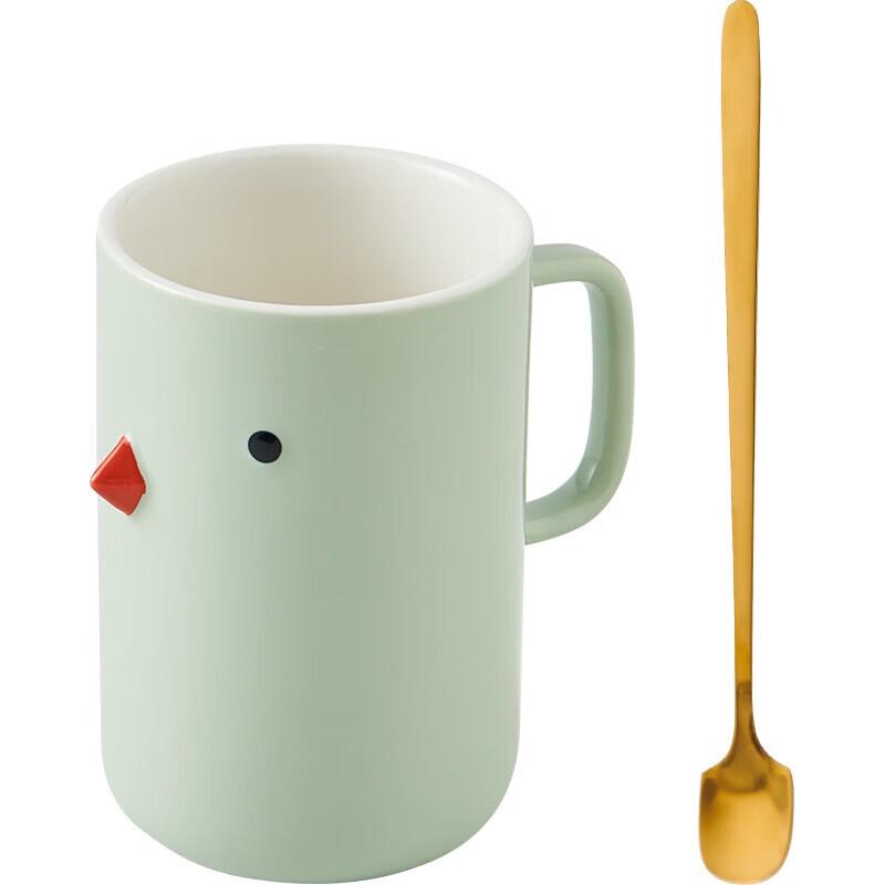 

Керамическая кружка Weidu с красной точкой и птицей