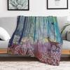 The Enchanted Forest Throw Blanket Spring Fall Cozy Throw Blanket for Couch