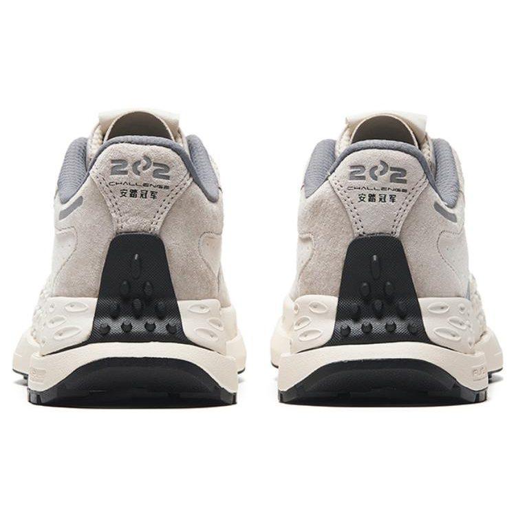 Anta Life Collection Star 202 Slip Resistant Abrasion Resistant Low Top Sports Casual Shoes Women's White Gray 122318880A-1
