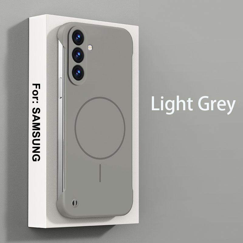 Ramlöst Magnetiskt Trådlös Laddning Telefonfodral För Samsung Galaxy A57 A37 5G Smalt Hårt Bakskydd